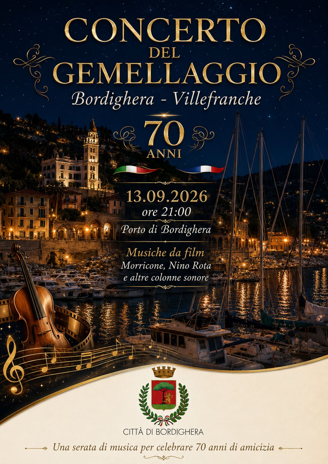 Concerto del Gemellaggio Bordighera-Villefranche