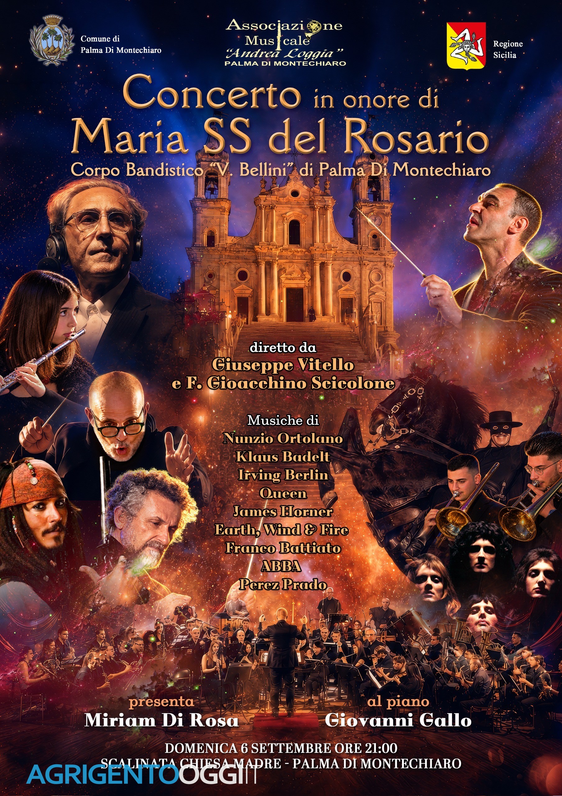 Grande concerto sulla Scalinata della Chiesa Madre in onore di Maria SS. del Rosario