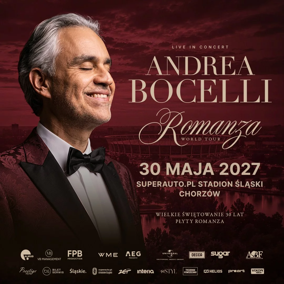 Koncert Andrei Bocellego w Chorzowie