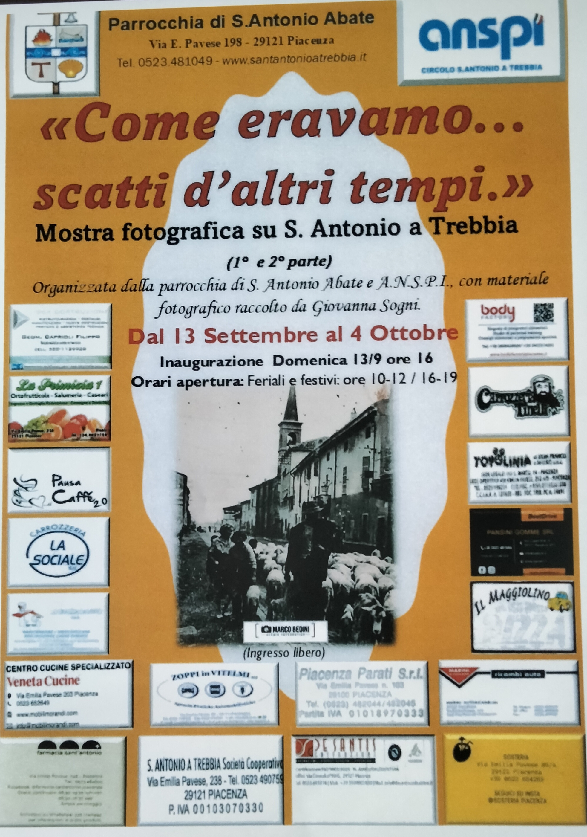 Come eravamo… scatti d’altri tempi – Mostra fotografica su S. Antonio a Trebbia
