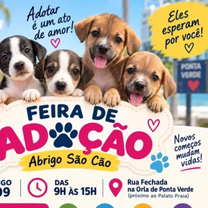 Feira de Adoção do Abrigo São Cão