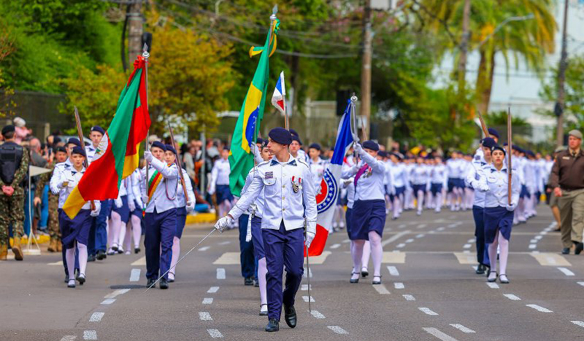 Desfile Cívico-Militar de 7 de Setembro em Santa Maria