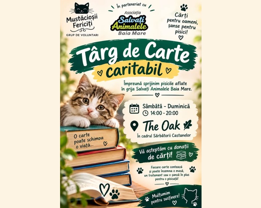 Târg de carte caritabil