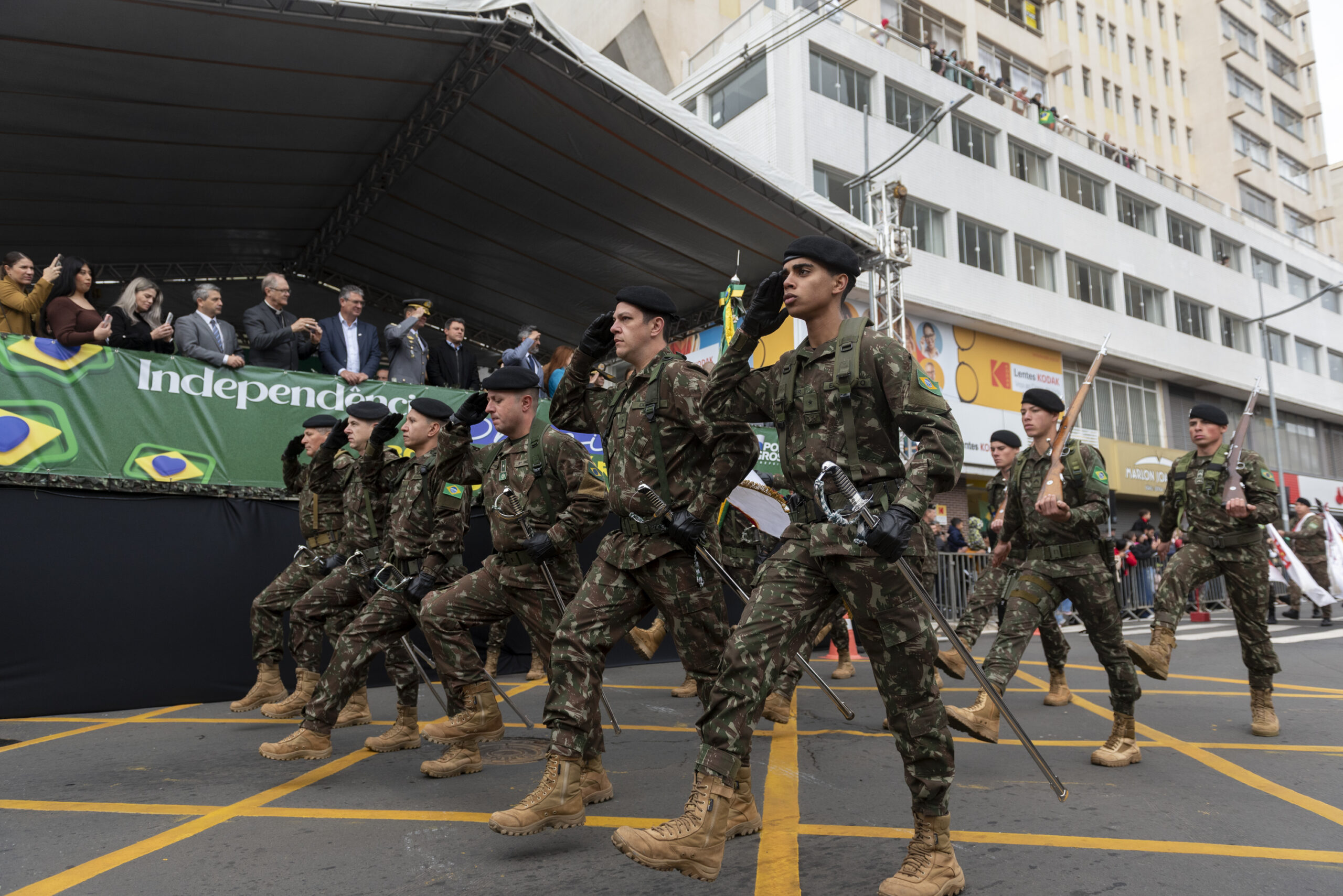 Desfile de 7 de Setembro em Ponta Grossa