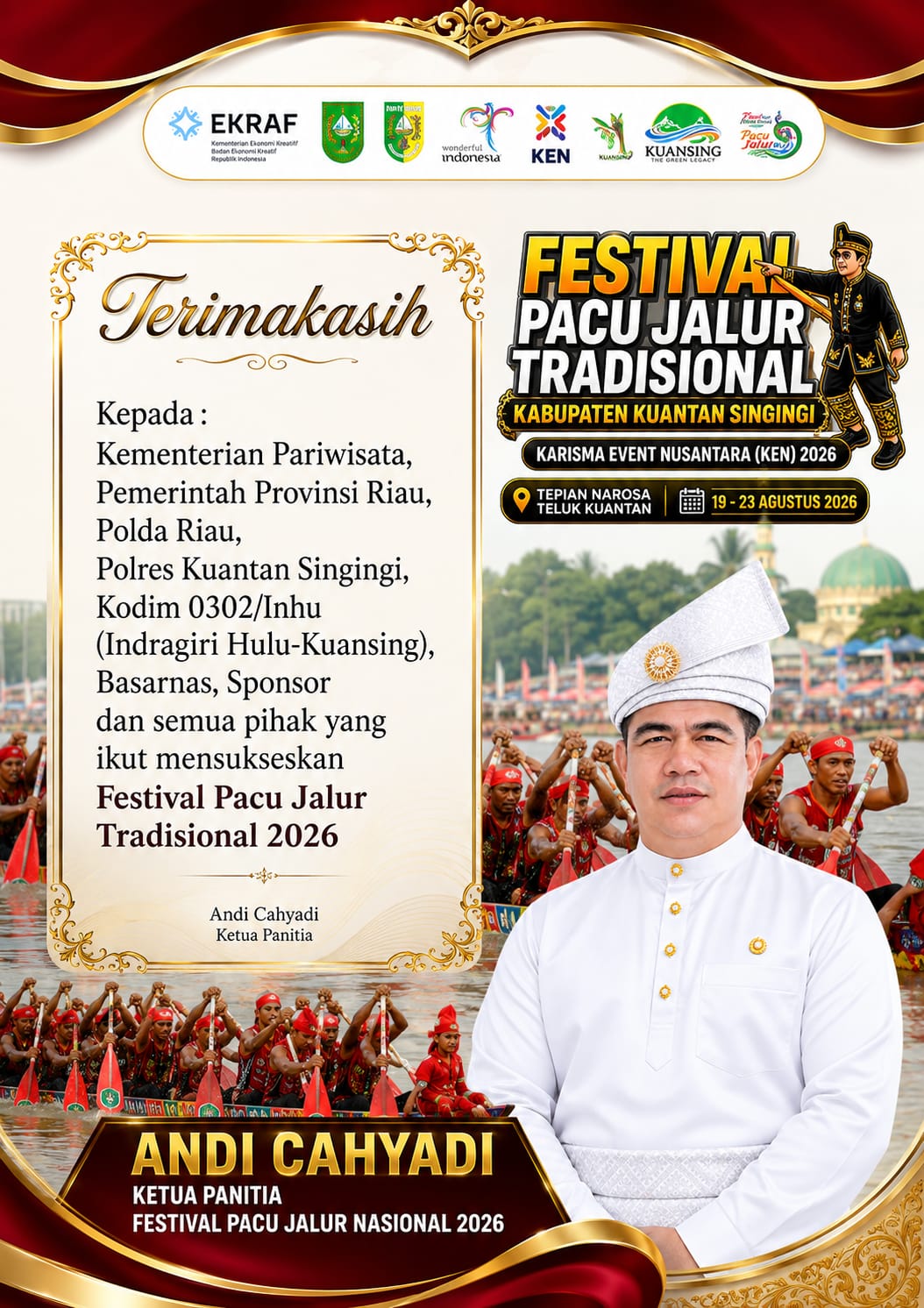 Festival Pacu Jalur Tradisional 2026
