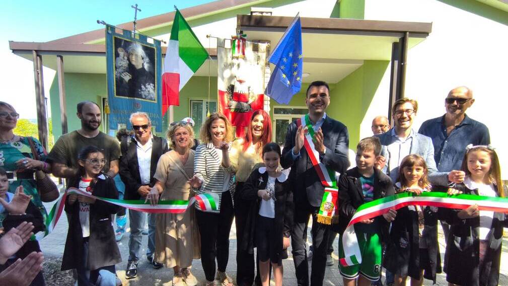 Festa per la riapertura della scuola primaria Carlo Del Prete