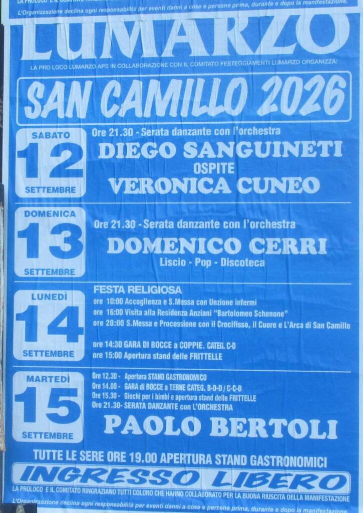 Festa di San Camillo