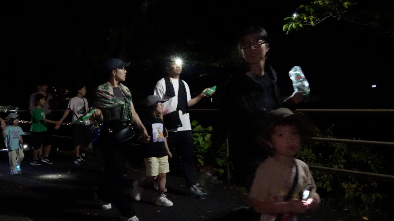 夜の生き物観察会