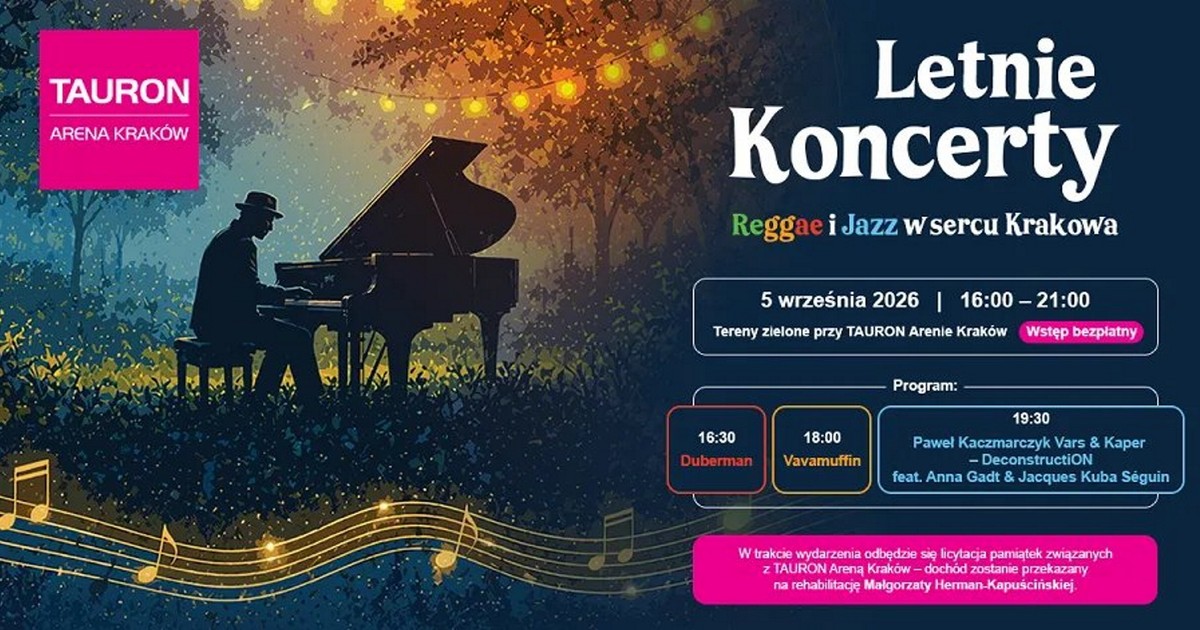 Plenerowy koncert pod Tauron Areną