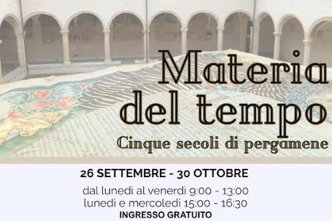 Materia del tempo. Cinque secoli di pergamene