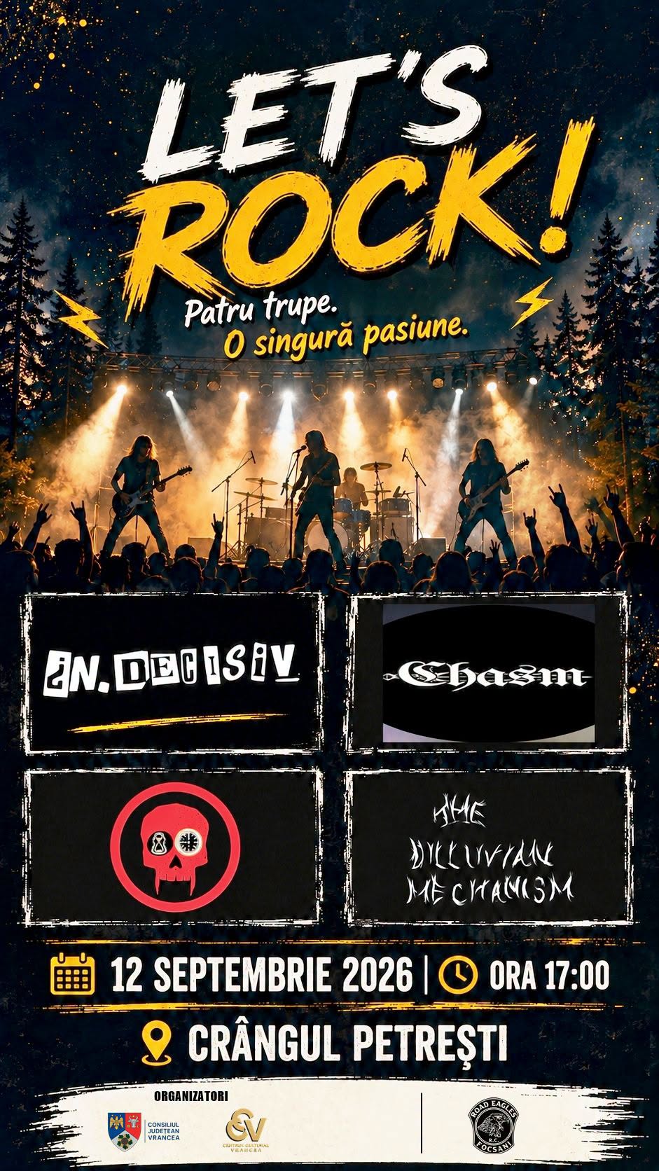Concert rock cu elevi din Focșani la Crângul Petrești