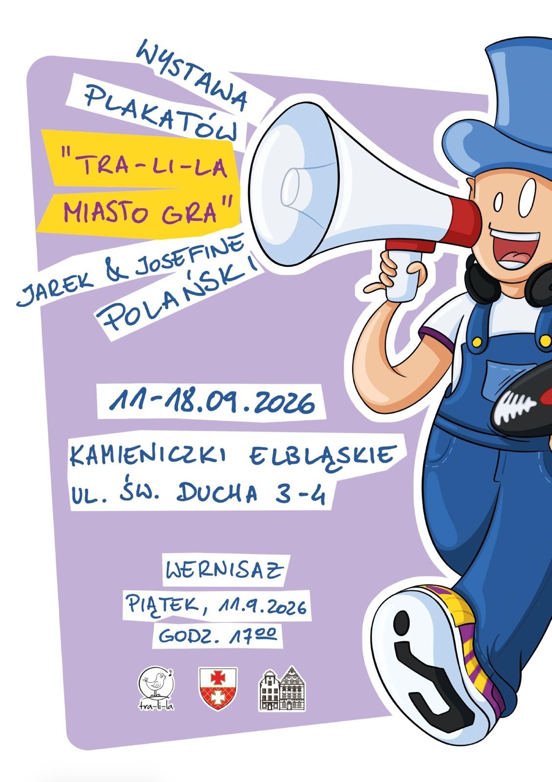 Wystawa plakatów „Tra-li-la miasto gra”