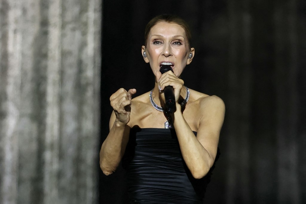 Céline Dion en concert à Paris