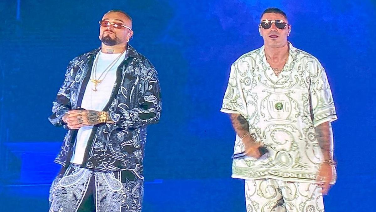 Marracash e Guè in concerto