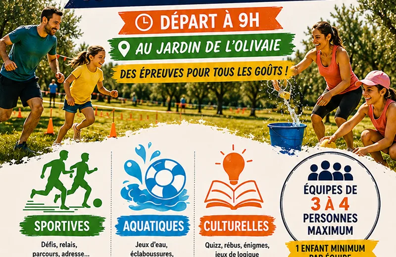 Fête Patronale Olympiades Familiales au Jardin de L'olivaie
