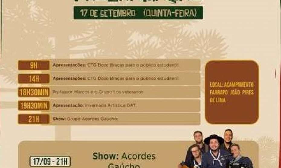 36º Acampamento Farrapo João Pires de Lima