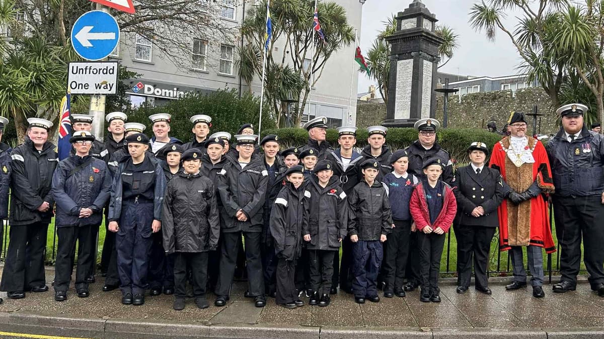 Tenby Sea Cadets Freedom of the Town Celebration