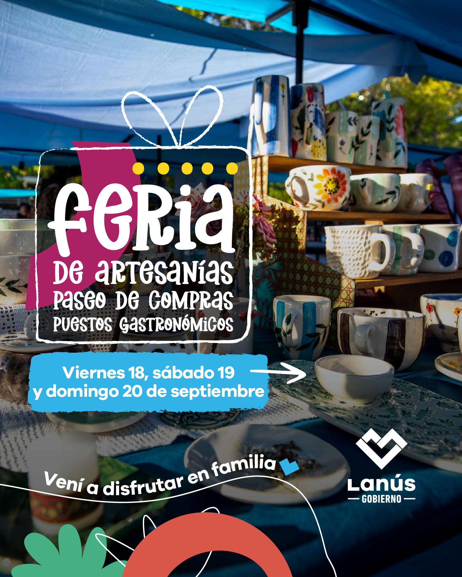 Feria de Artesanías, Paseo de Compras y Puestos Gastronómicos