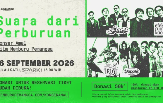 Suara dari Perburuan: Konser Amal Film Memburu Pemangsa