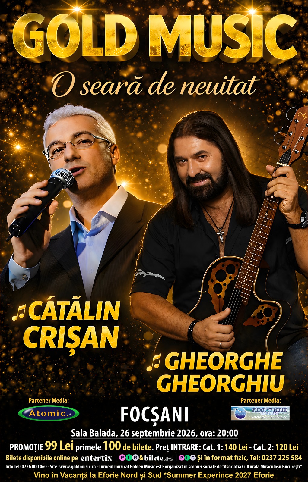 Spectacol Cătălin Crișan și Gheorghe Gheorghiu