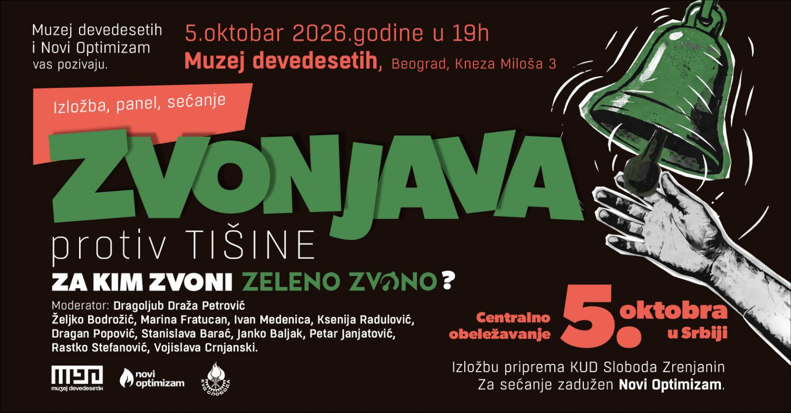 Izložba i panel „ZVONJAVA PROTIV TIŠINE“