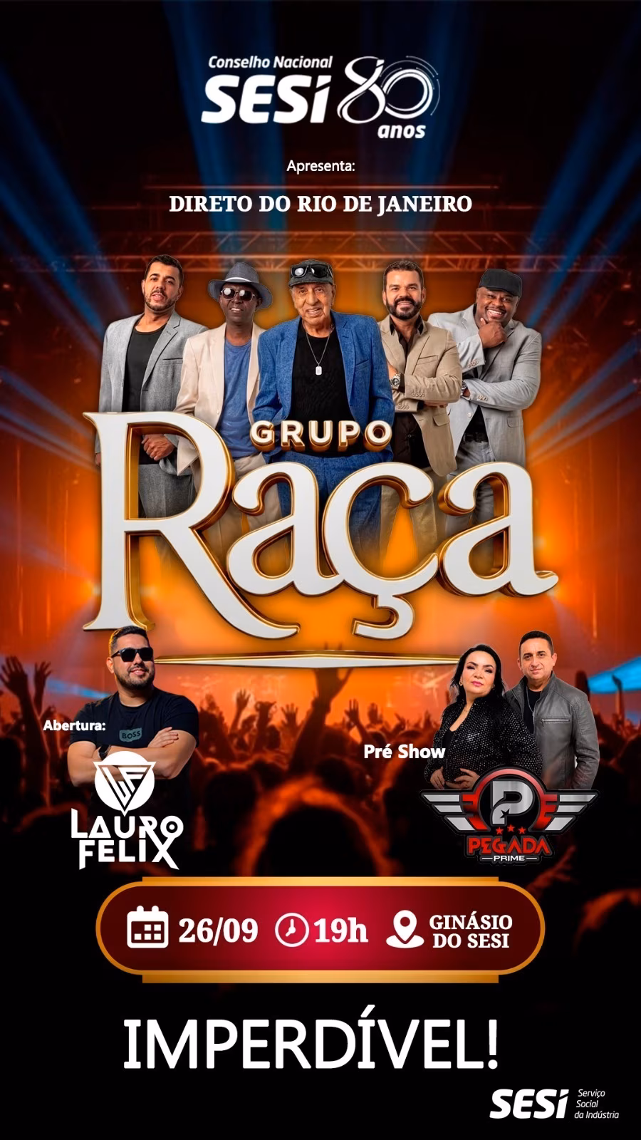 Show do Grupo Raça – SESI 80 Anos