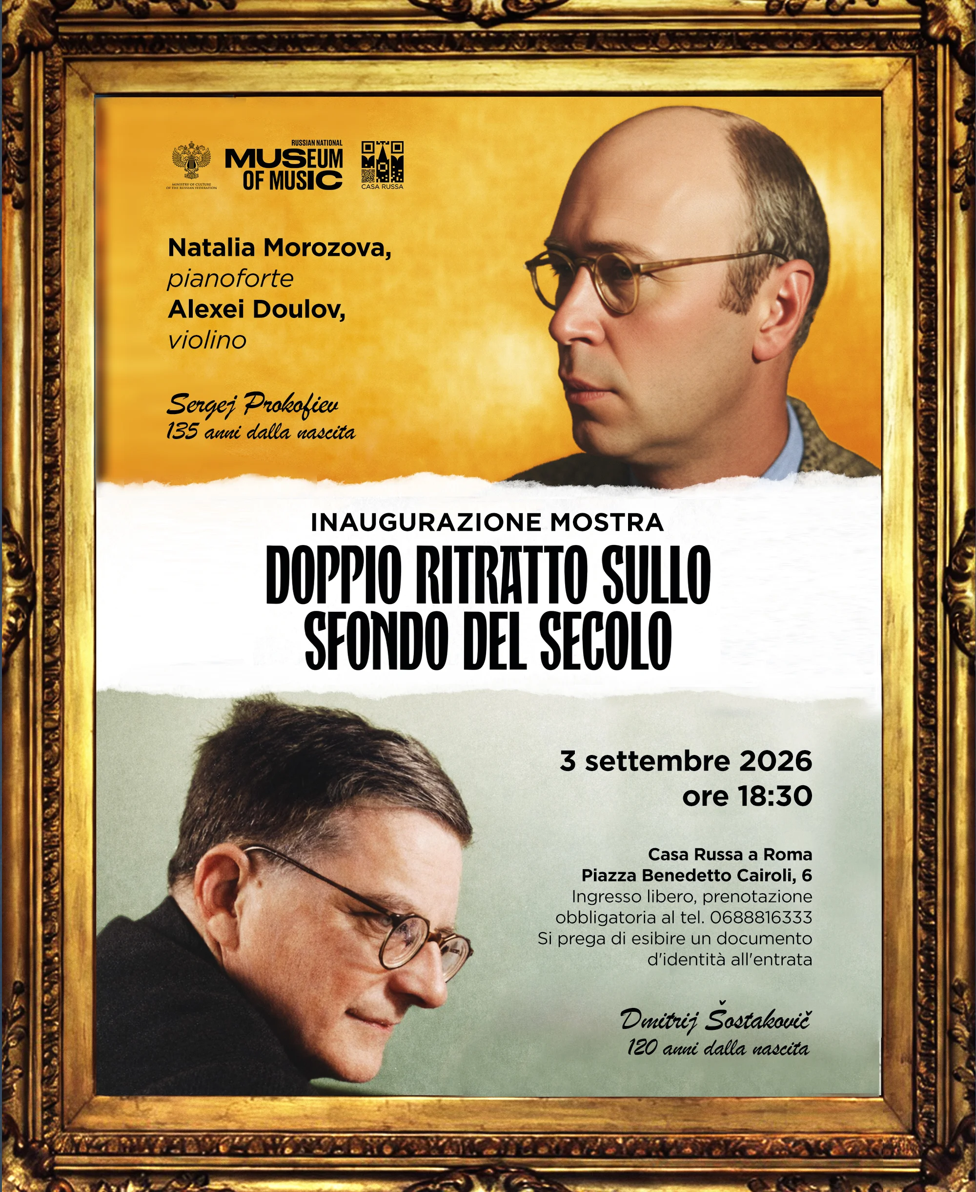 Doppio ritratto sullo sfondo del secolo