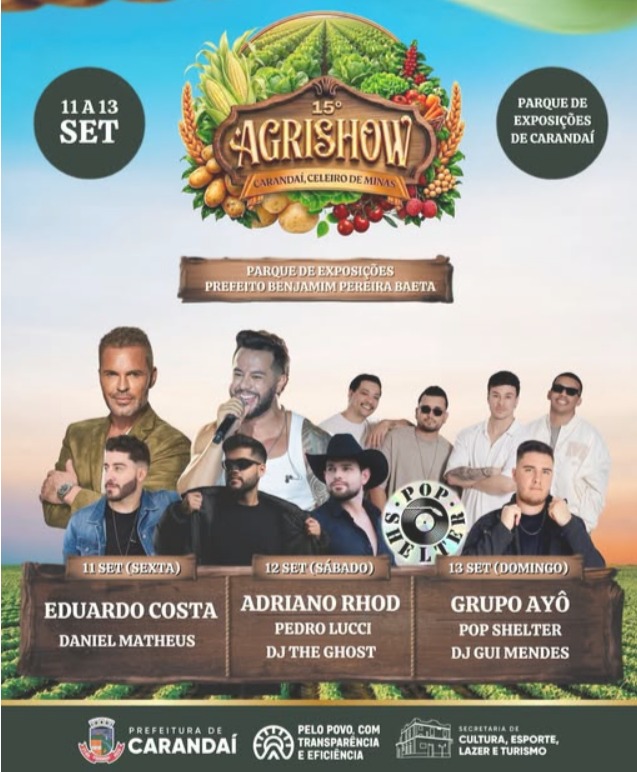 15º Agrishow de Carandaí