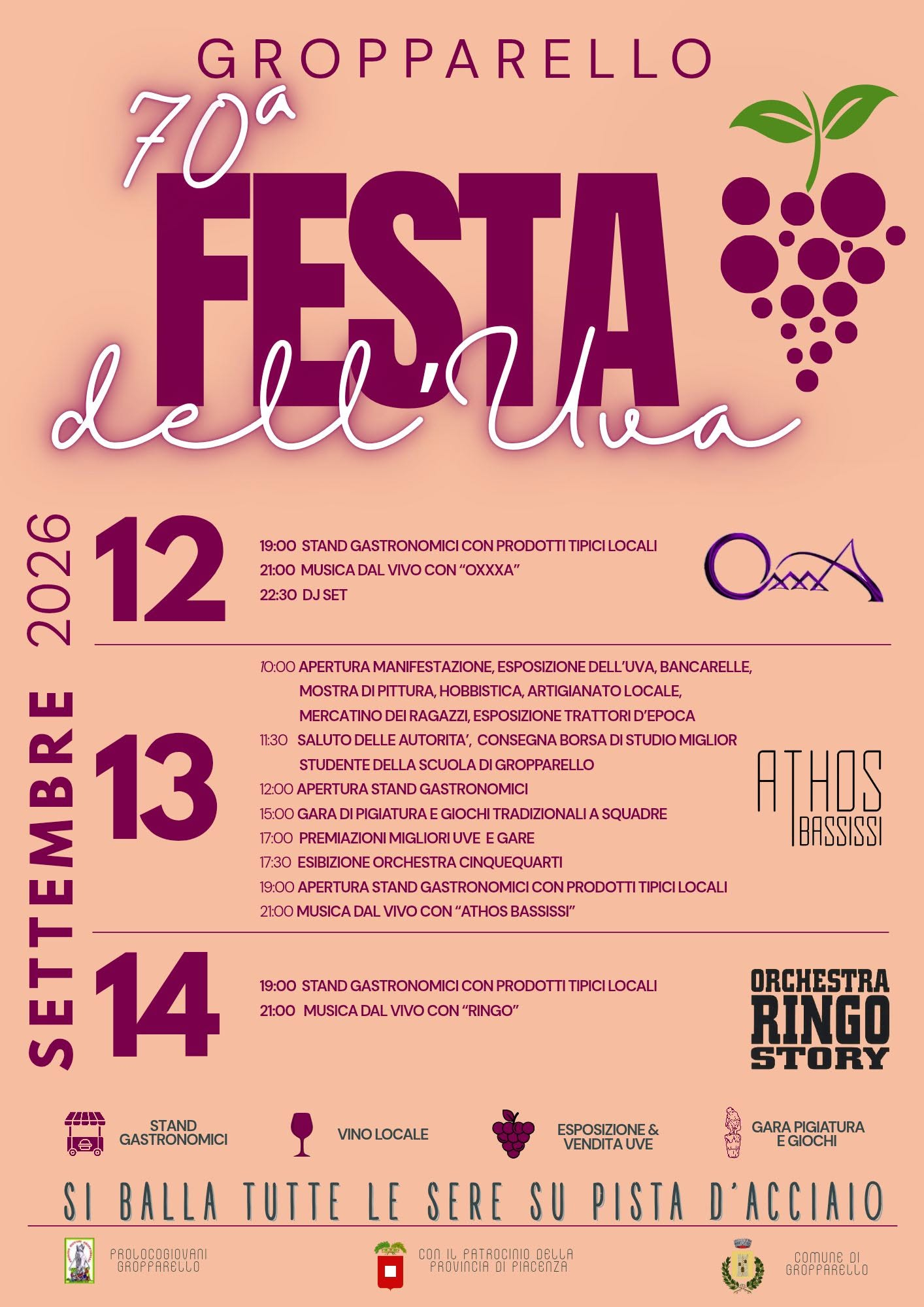 70ª Festa dell’Uva – Gropparello