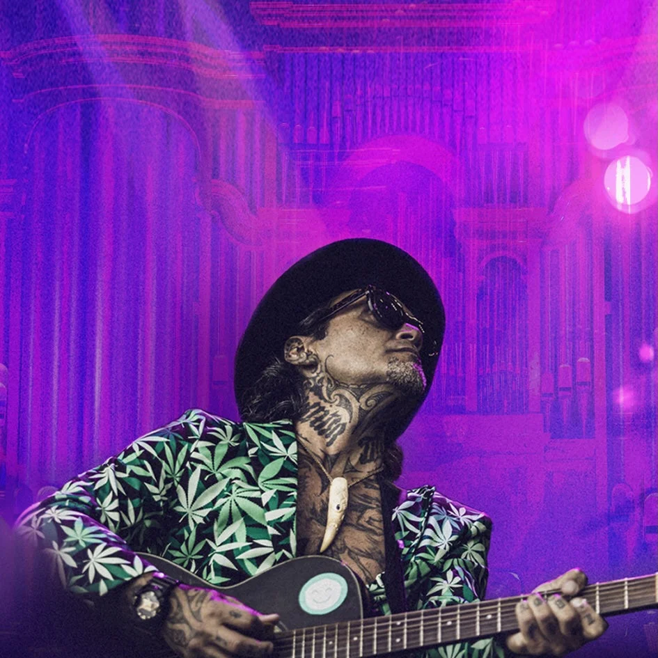 Tiki Taane with Auckland Phil