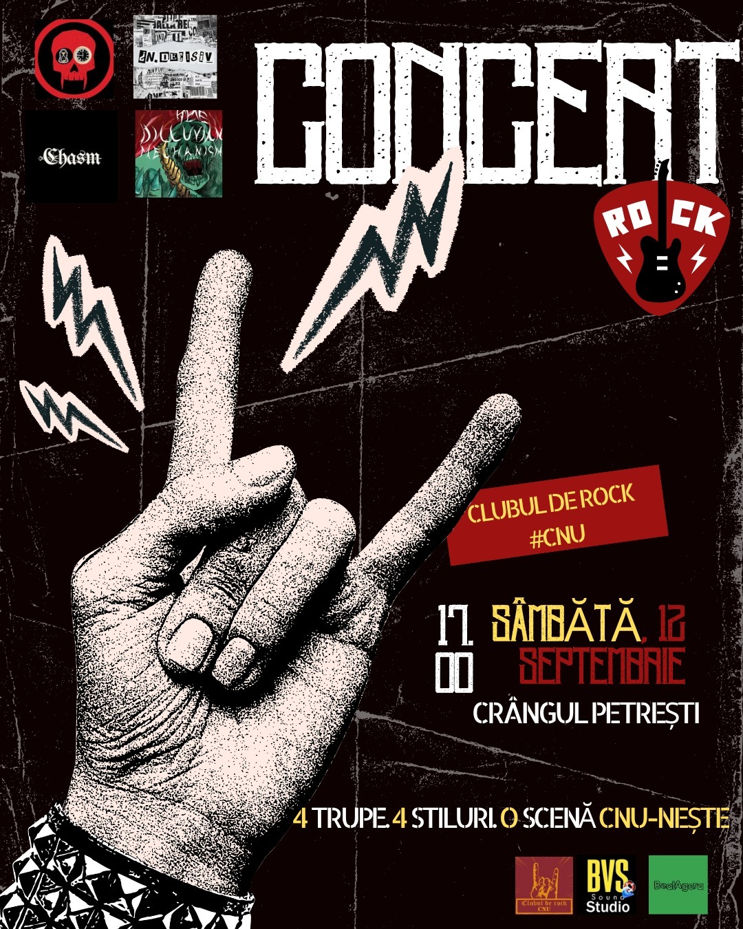 Clubul de Rock CNU, în concert