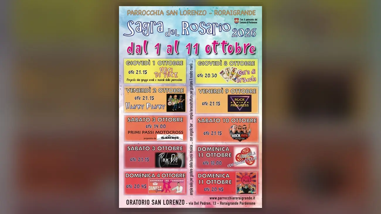 Sagra del Rosario 2026